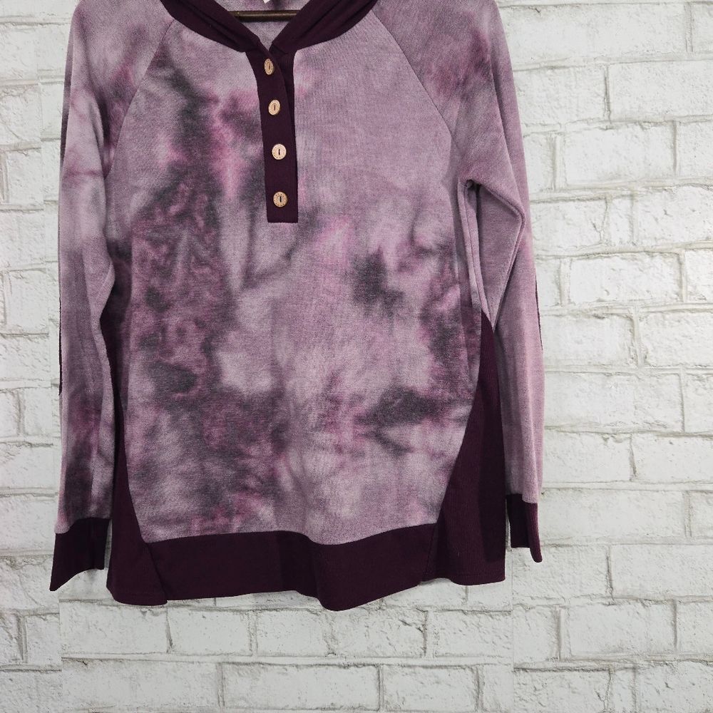 Sew in Love tye-dye hooded top - Picture 7 of 11